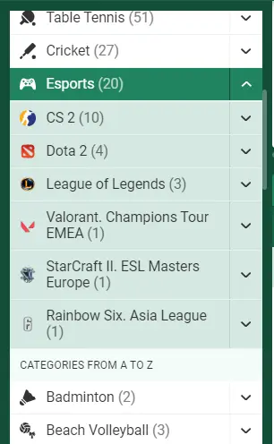 esports betting