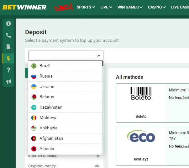 Where To Start With Online Bets Betwinner ES?