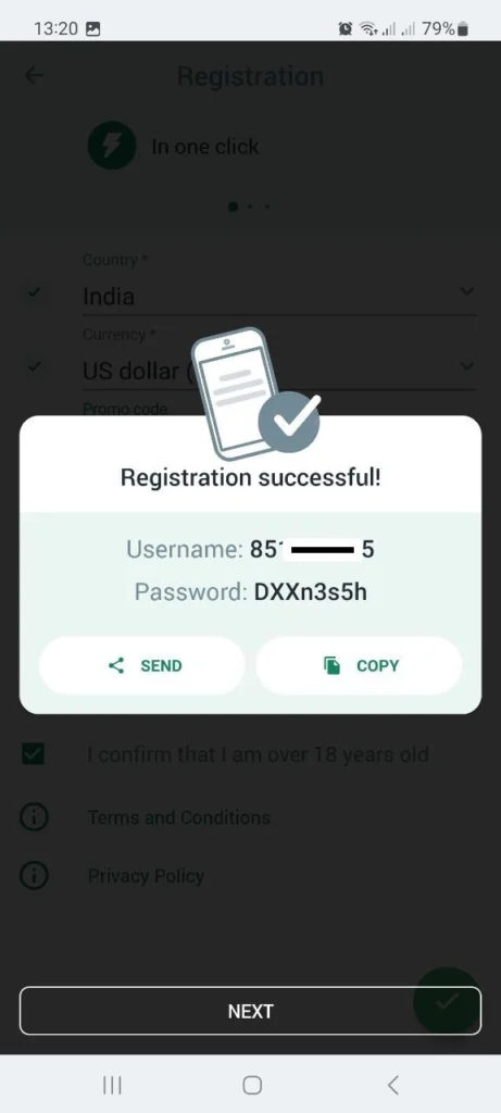 registration process