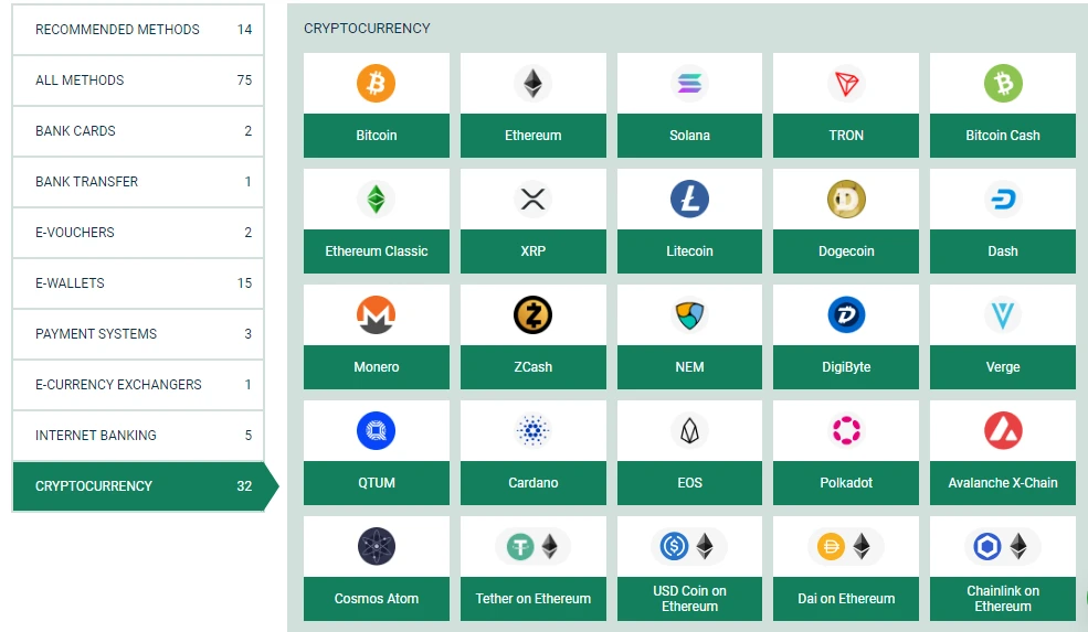 betwinner crypto deposit methods