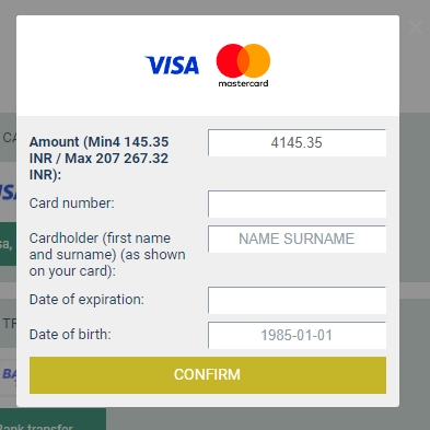 betwinner visa withdrawal limits