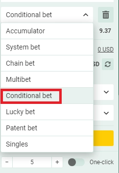 conditional bet explained