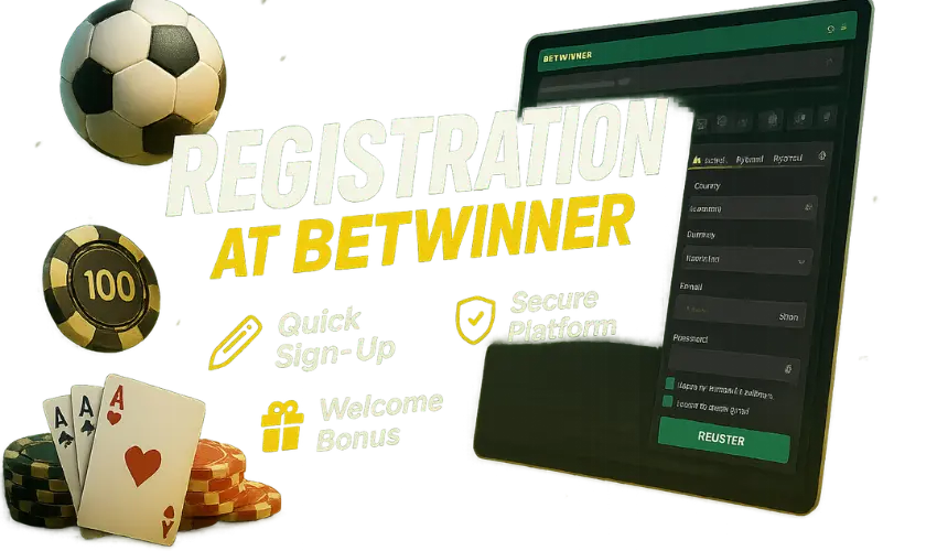 Registration at BetWinner