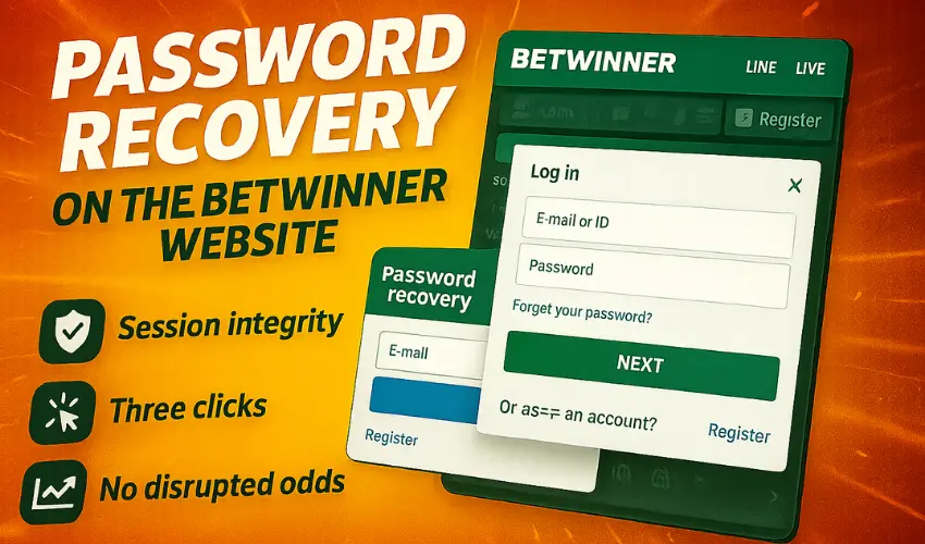 Восстановление пароля на веб -сайте Betwinner