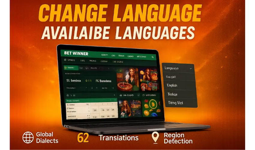 Available Languages on BetWinner