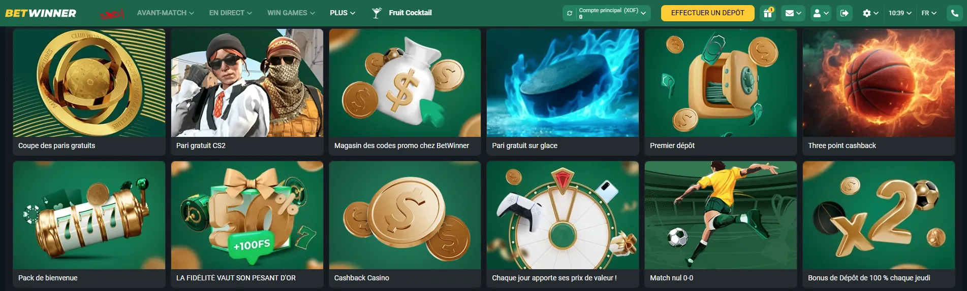 bonus exclusifs