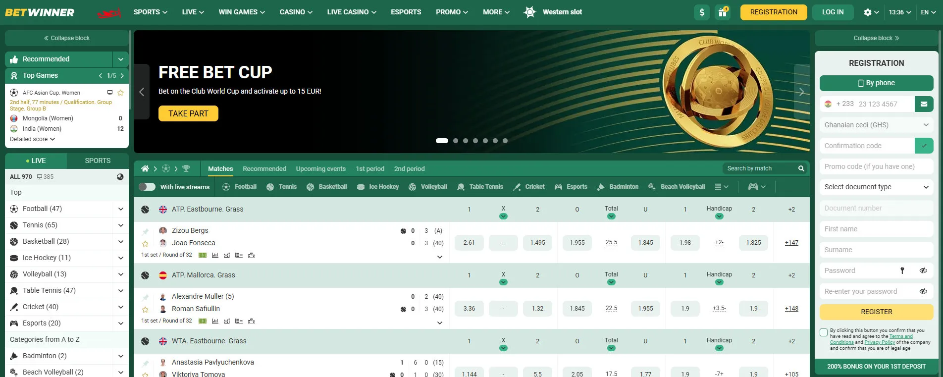 Ghana Online Betting Platform