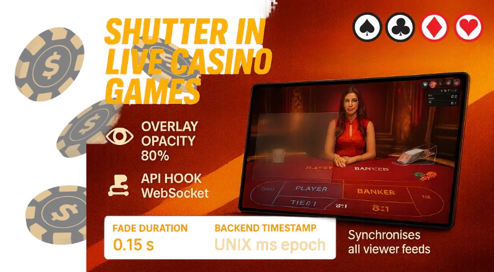 Shutter in Live Casino Games