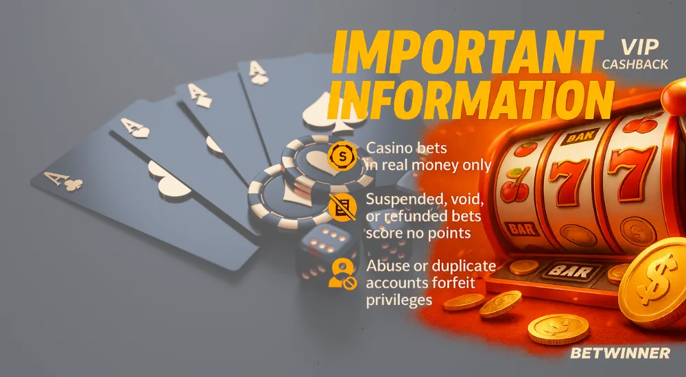 Важная информация о программе VIP Cashback