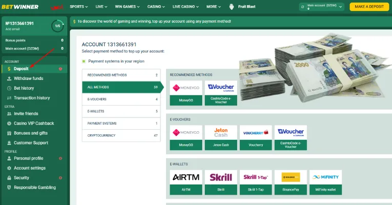 How to Make Deposit
