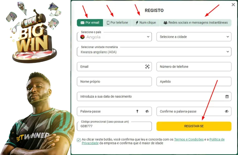 Como Registrar Angola