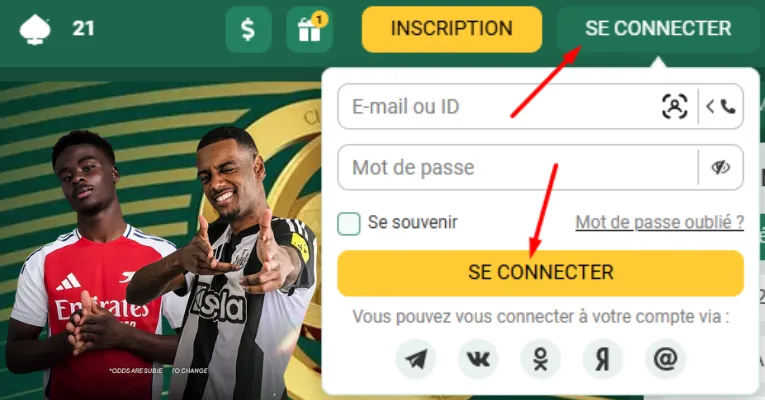 Connexion à Votre Compte