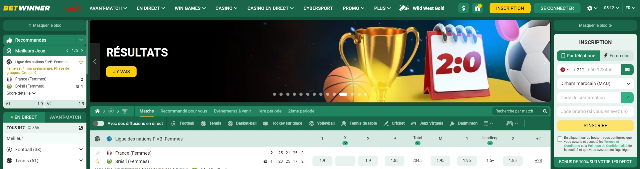 Betwinner Maroc