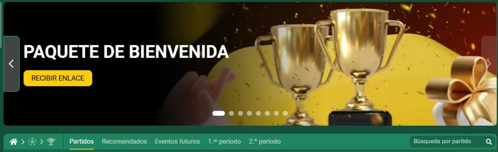 Apuestas deportivas en Betwinner