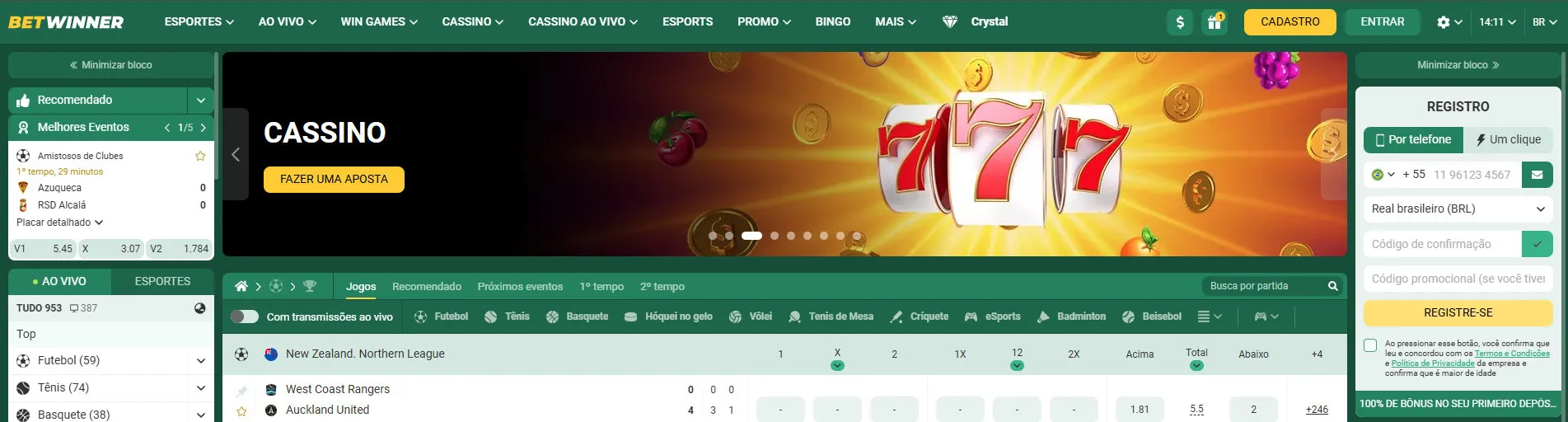 Sobre o Cassino Betwinner