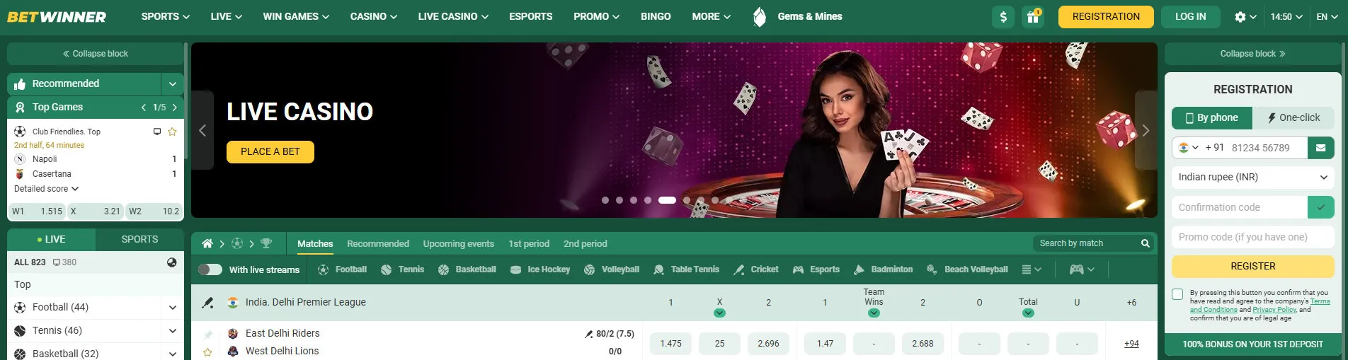 Live Casino Games