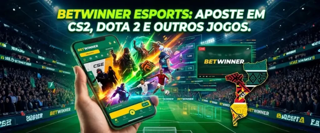Betwinner Esports: Aposte em CS2, Dota 2 e outros jogos.