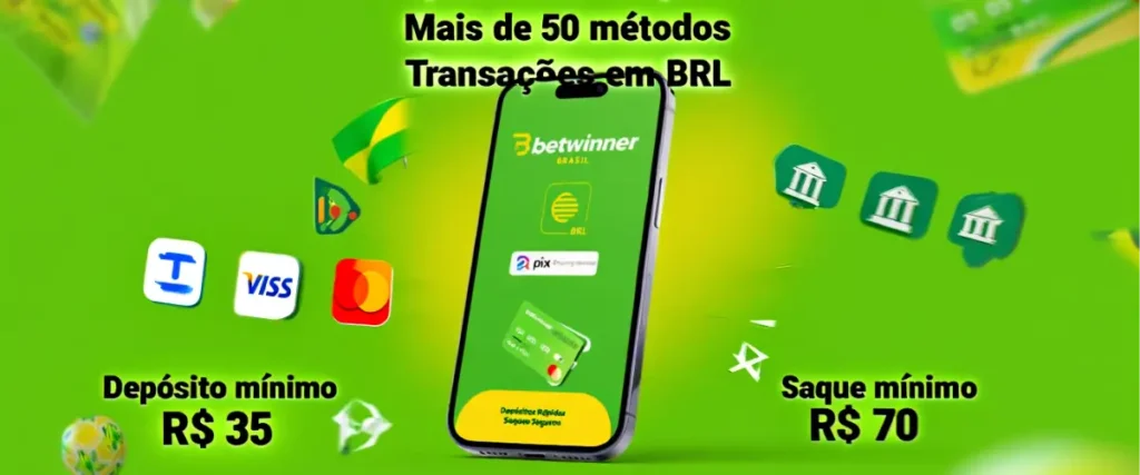 Depósitos e saques na Betwinner Brasil