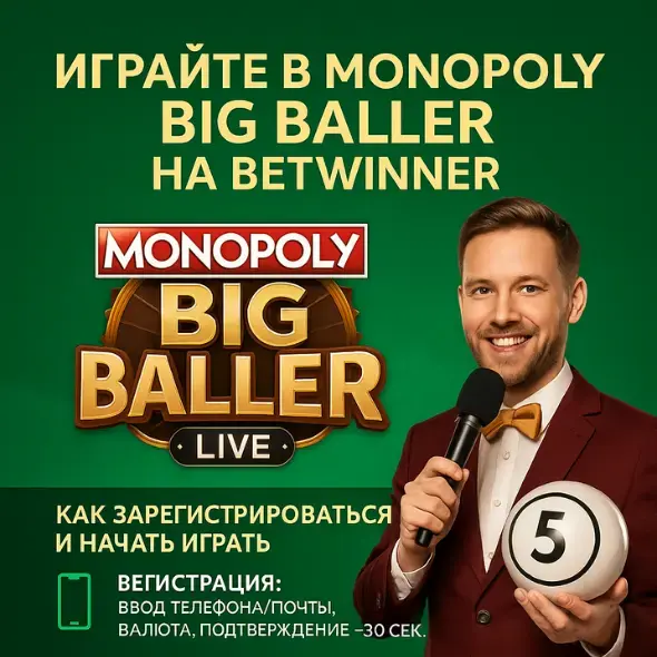 Играйте в Monopoly Big Baller на Betwinner