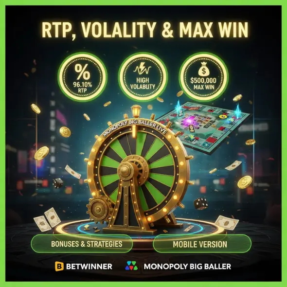 RTP, Volatility & Max Win Monopoly Big Baller