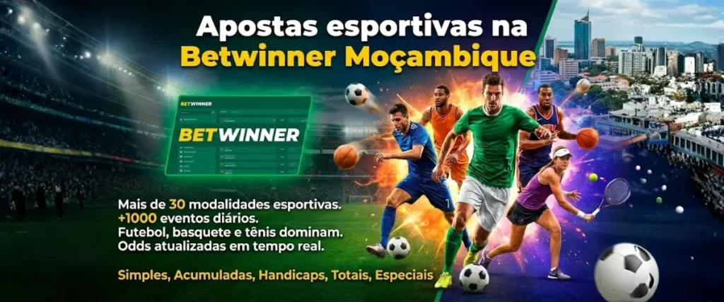 Apostas esportivas na Betwinner Moçambique