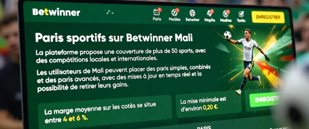 Paris sportifs sur Betwinner Mali