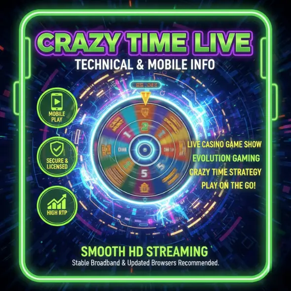 Technical & Mobile Info Crazy Time