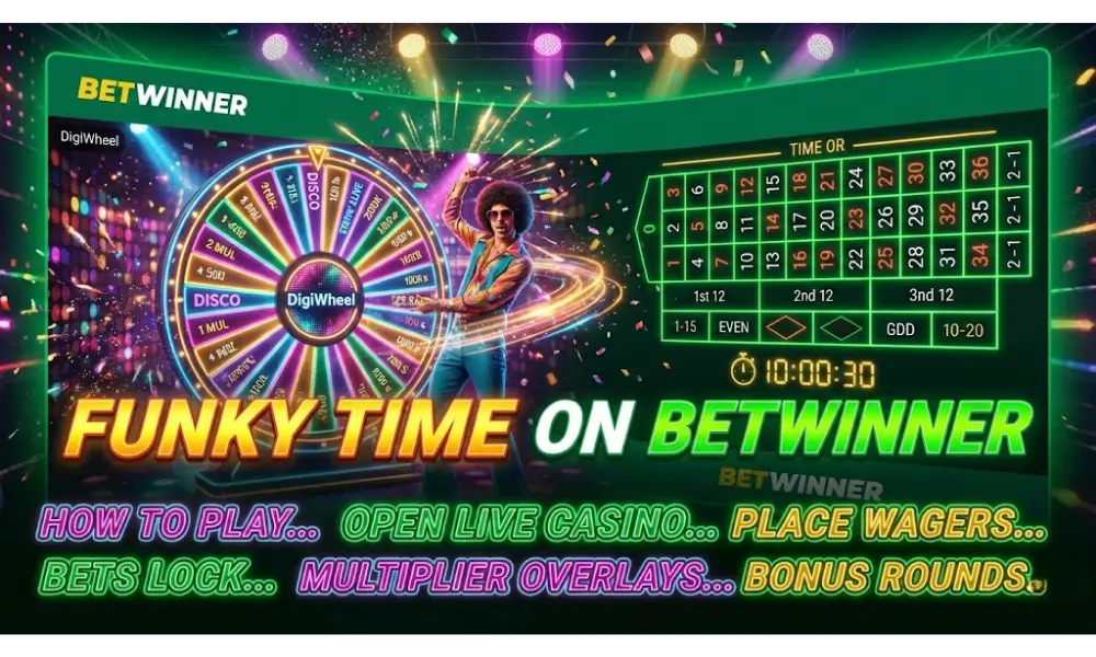 Como jogar Funky Time no Betwinner