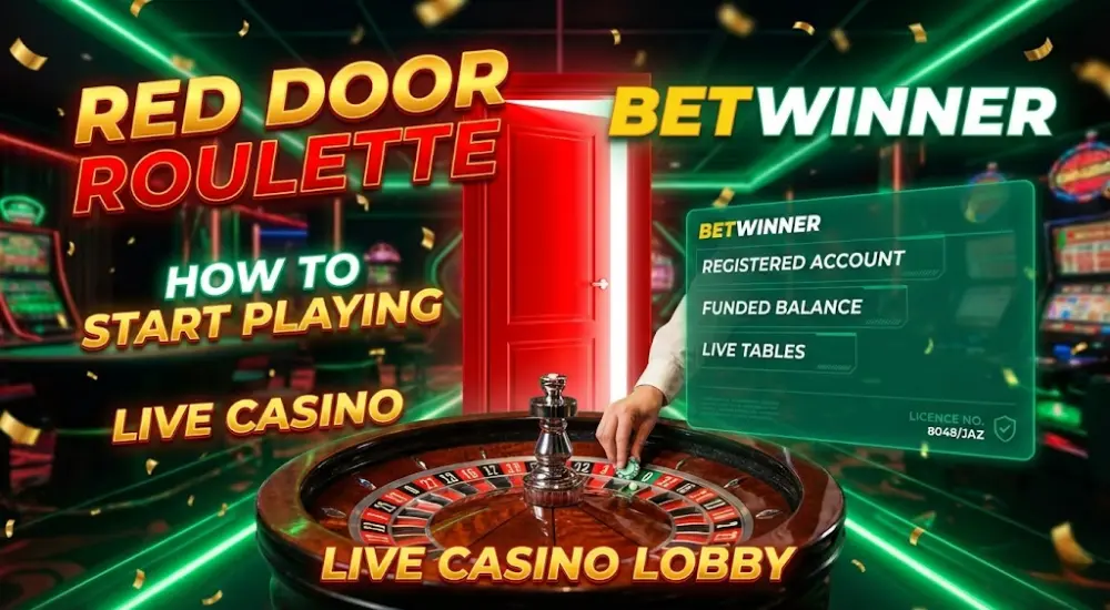 Comment commencer à jouer à la roulette Red Door sur Betwinner