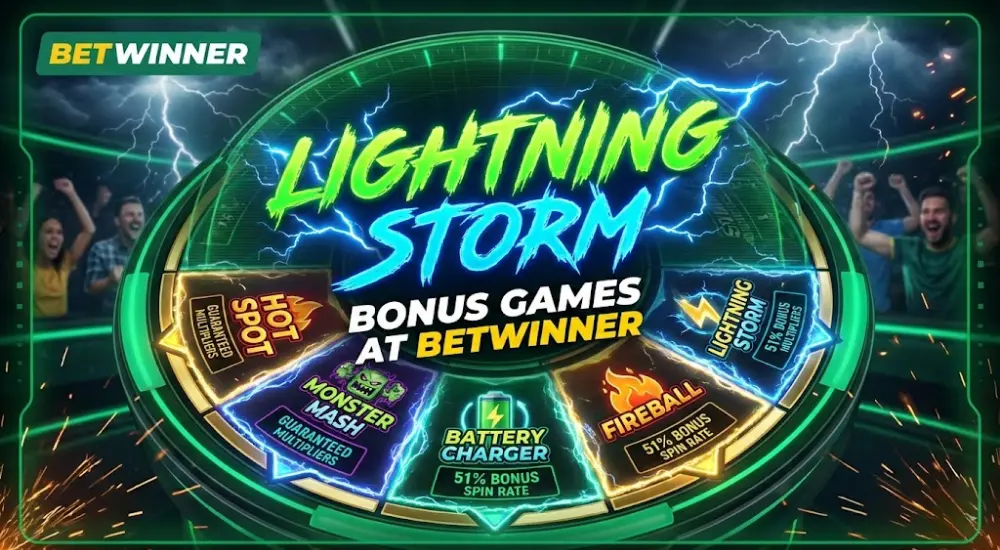 Lightning Storm Bonus Games at Betwinner