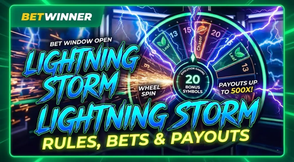 Lightning Storm Rules, Bets and Payouts