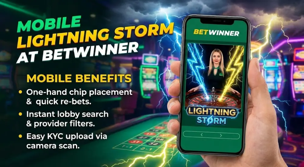 Mobile Lightning Storm at Betwinner