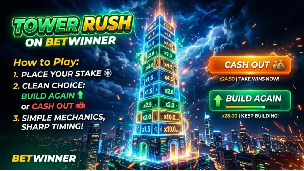 Como jogar Tower Rush no Betwinner