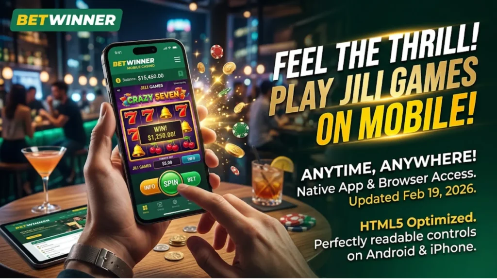 Играем в Jili Games на мобильном устройстве