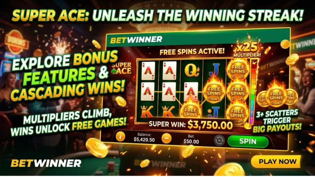 Super Ace Slot Features and Bonus Games