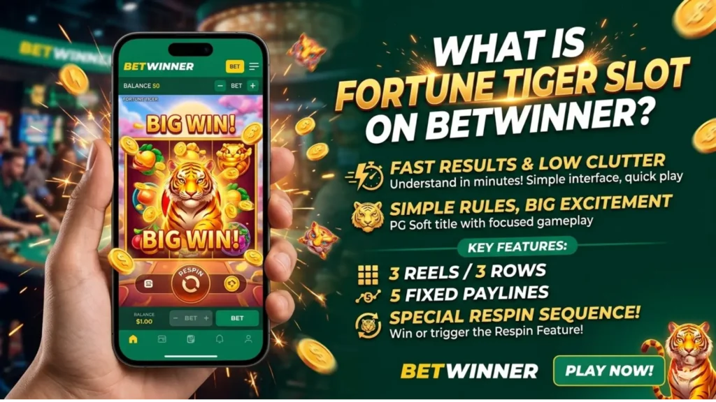 Что представляет собой игровой автомат Fortune Tiger на Betwinner?