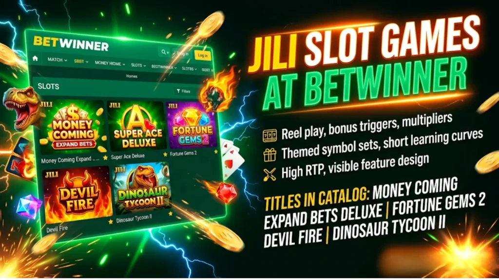Игровые автоматы Jili на BetWinner
