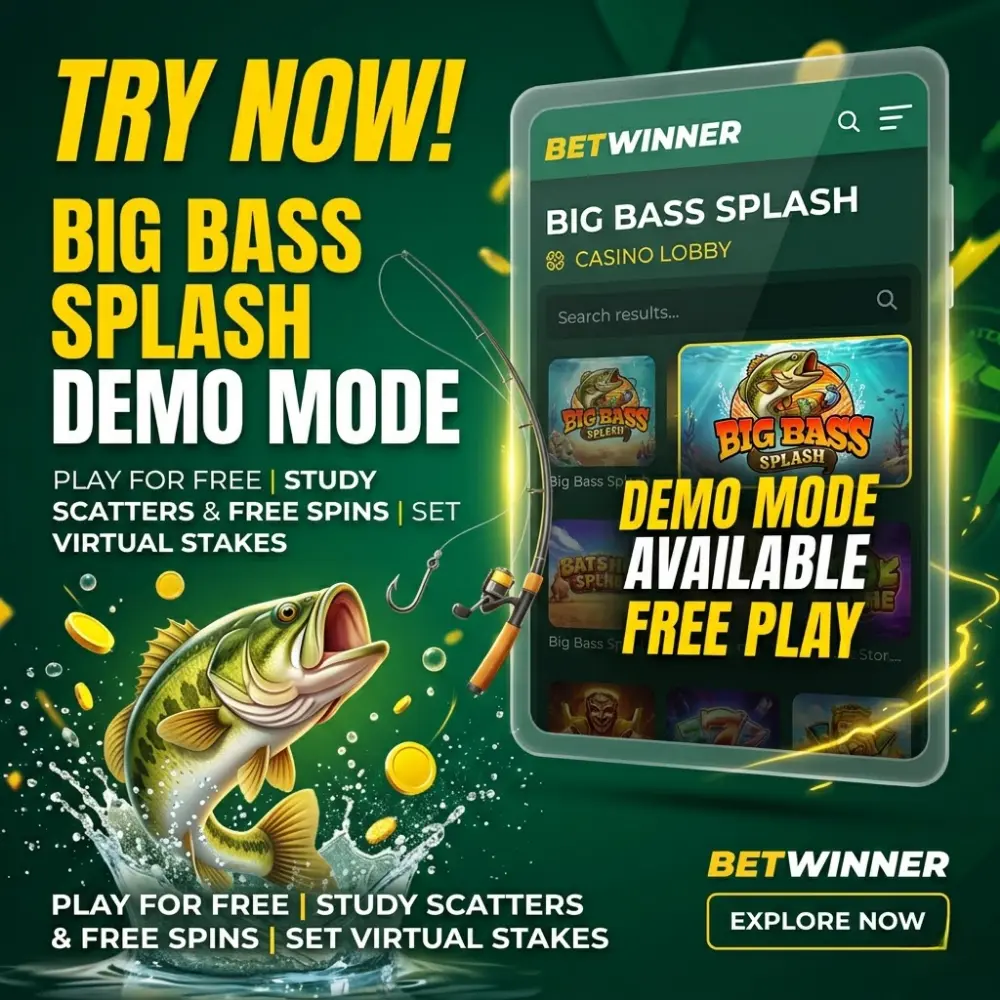 Демонстрационный режим Big Bass Splash