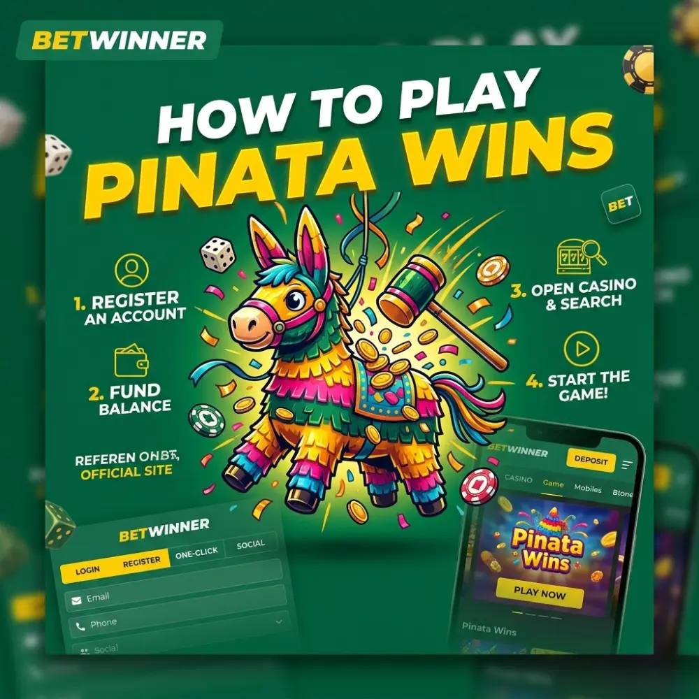 Cómo jugar a Piñata Wins en Betwinner