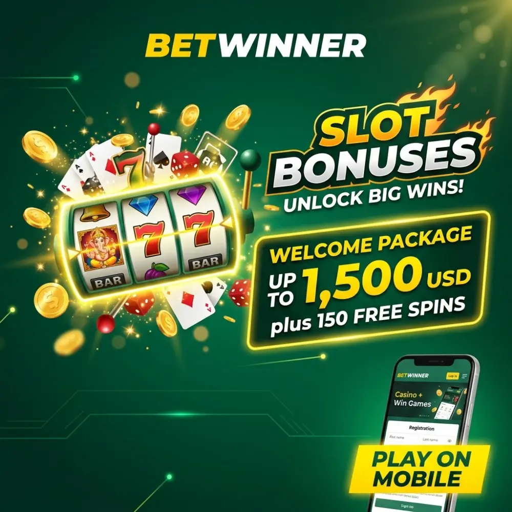 Bônus da BetWinner para jogadores de caça-níqueis