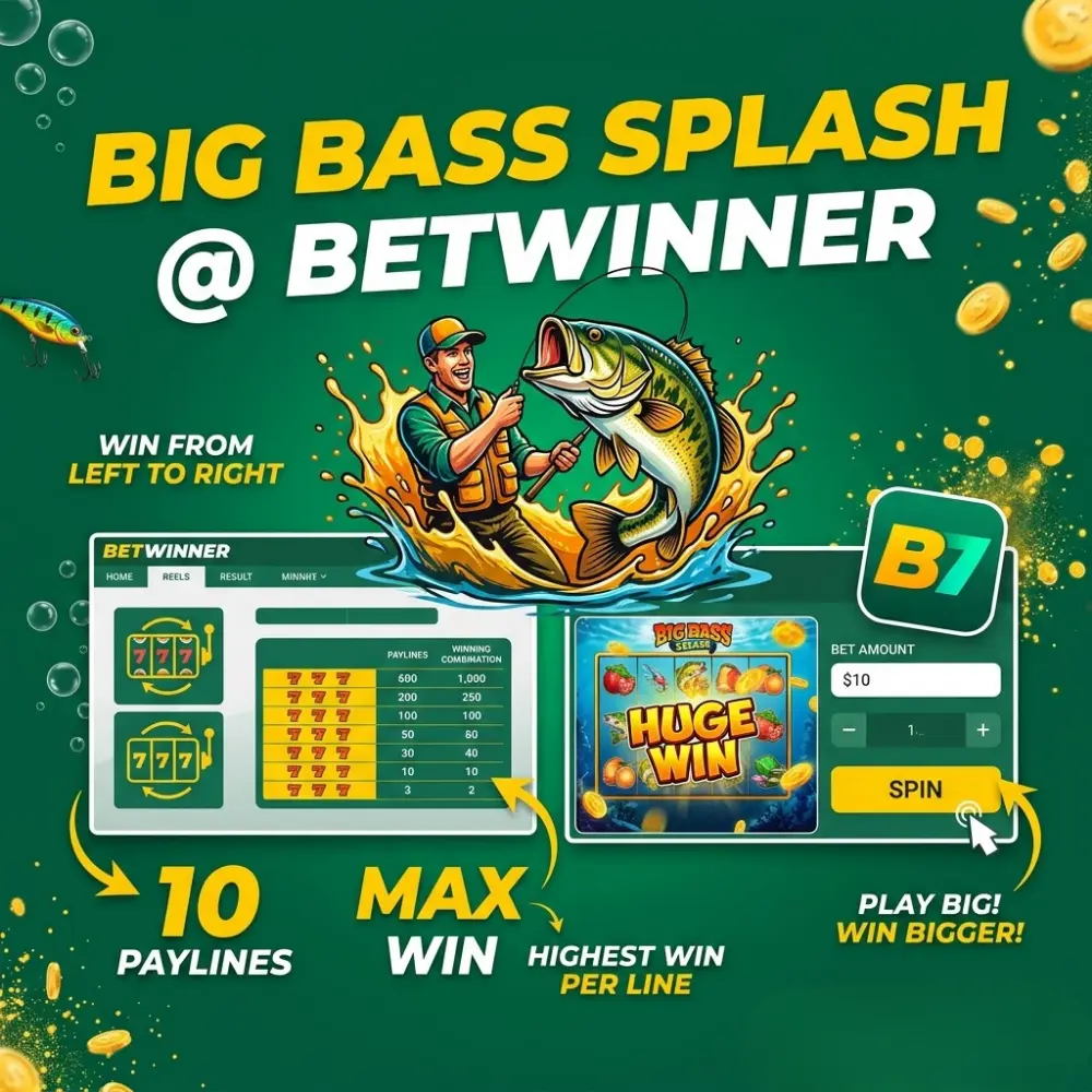 Как играть в Big Bass Splash на Betwinner