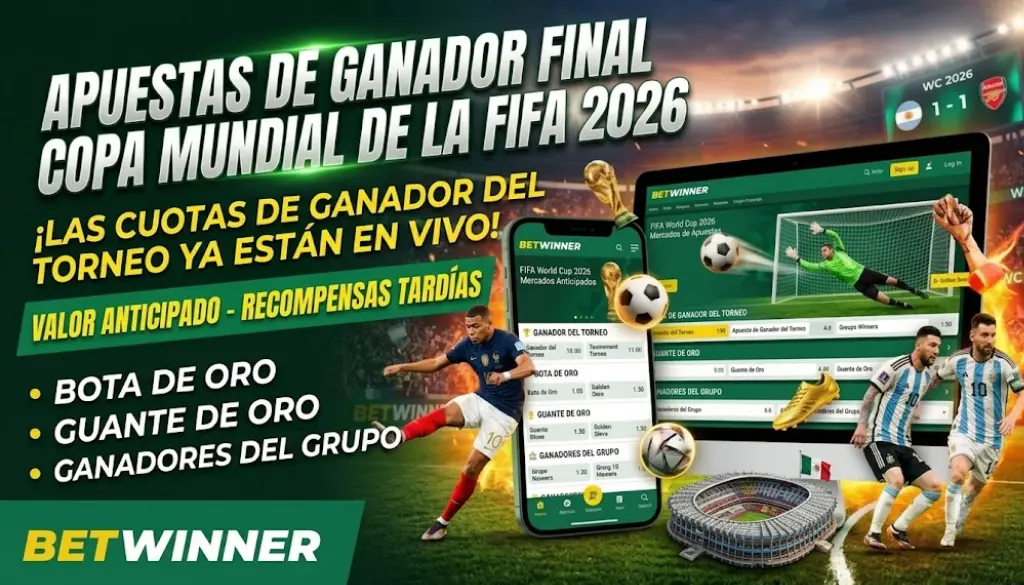 Apuestas directas para la Copa Mundial de la FIFA 2026 de BetWinner