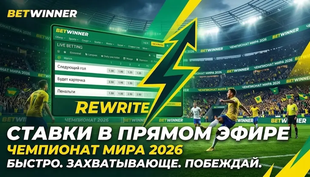 Ставки в режиме реального времени на BetWinner