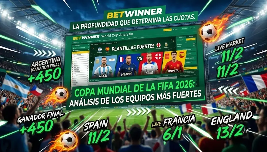 Análisis de BetWinner de los equipos más fuertes en la Copa Mundial de la FIFA 2026