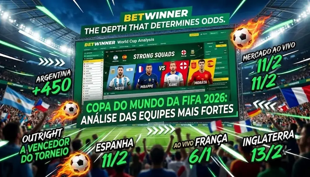 Análise da BetWinner sobre as seleções mais fortes da Copa do Mundo da FIFA 2026