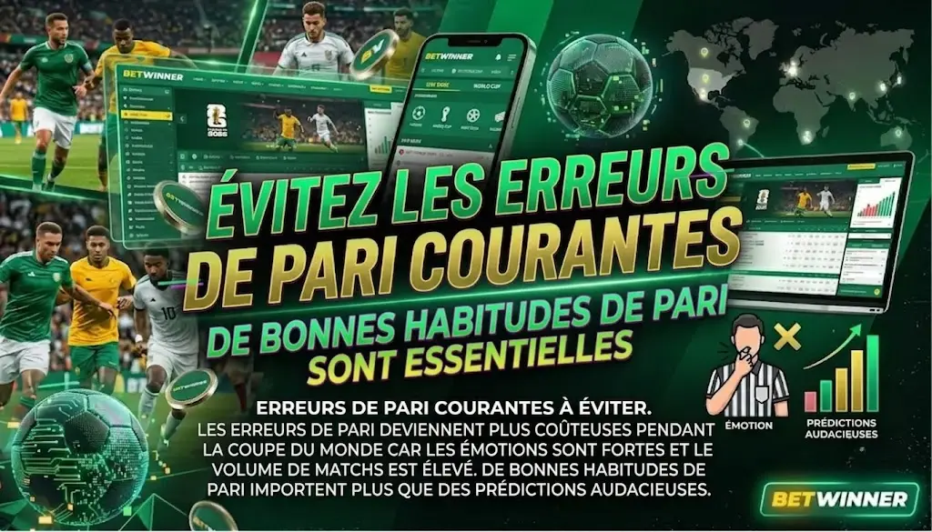 Erreurs courantes à éviter dans les paris