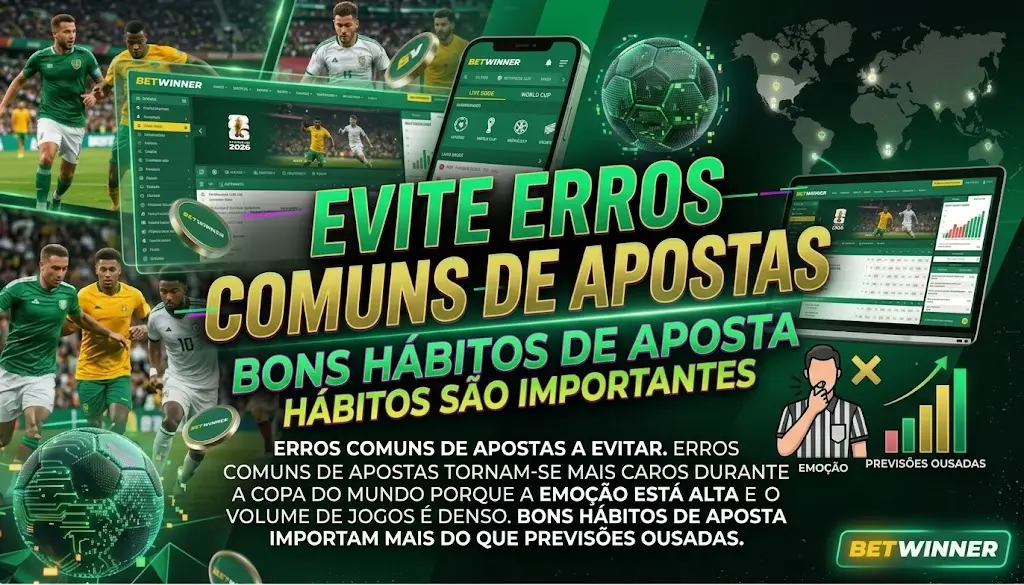 Erros comuns em apostas que você deve evitar