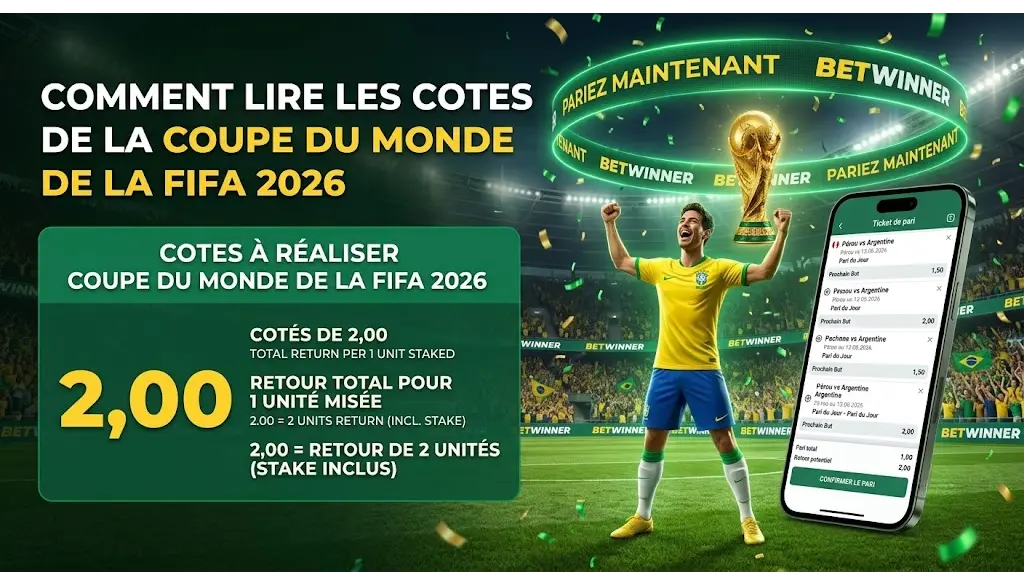 Comment lire les cotes de la Coupe du Monde de la FIFA 2026