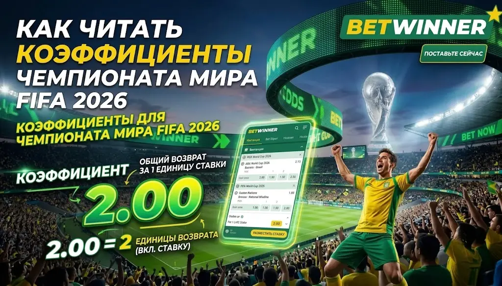 How to Read FIFA World Cup 2026 OddsКак читать коэффициенты на Чемпионат мира по футболу FIFA 2026