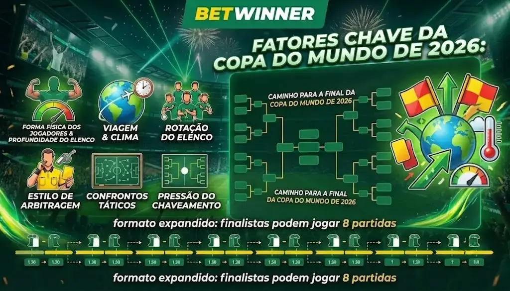 Principais fatores que podem influenciar os resultados da Copa do Mundo da FIFA 2026 na BetWinner